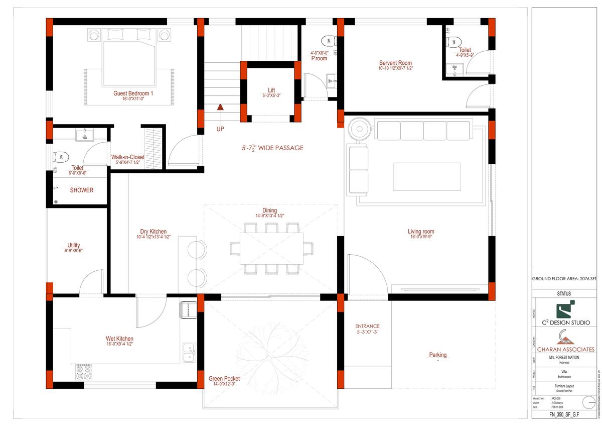 East Ground Floor Plan